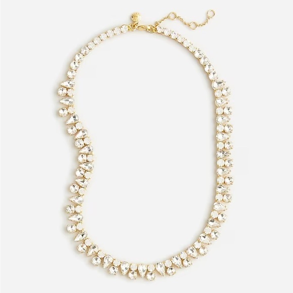J crew Crystal cluster necklace - Picture 1 of 4
